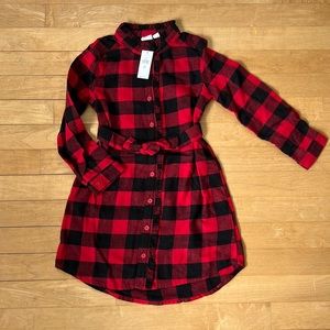 Buffalo Plaid Gap Dress